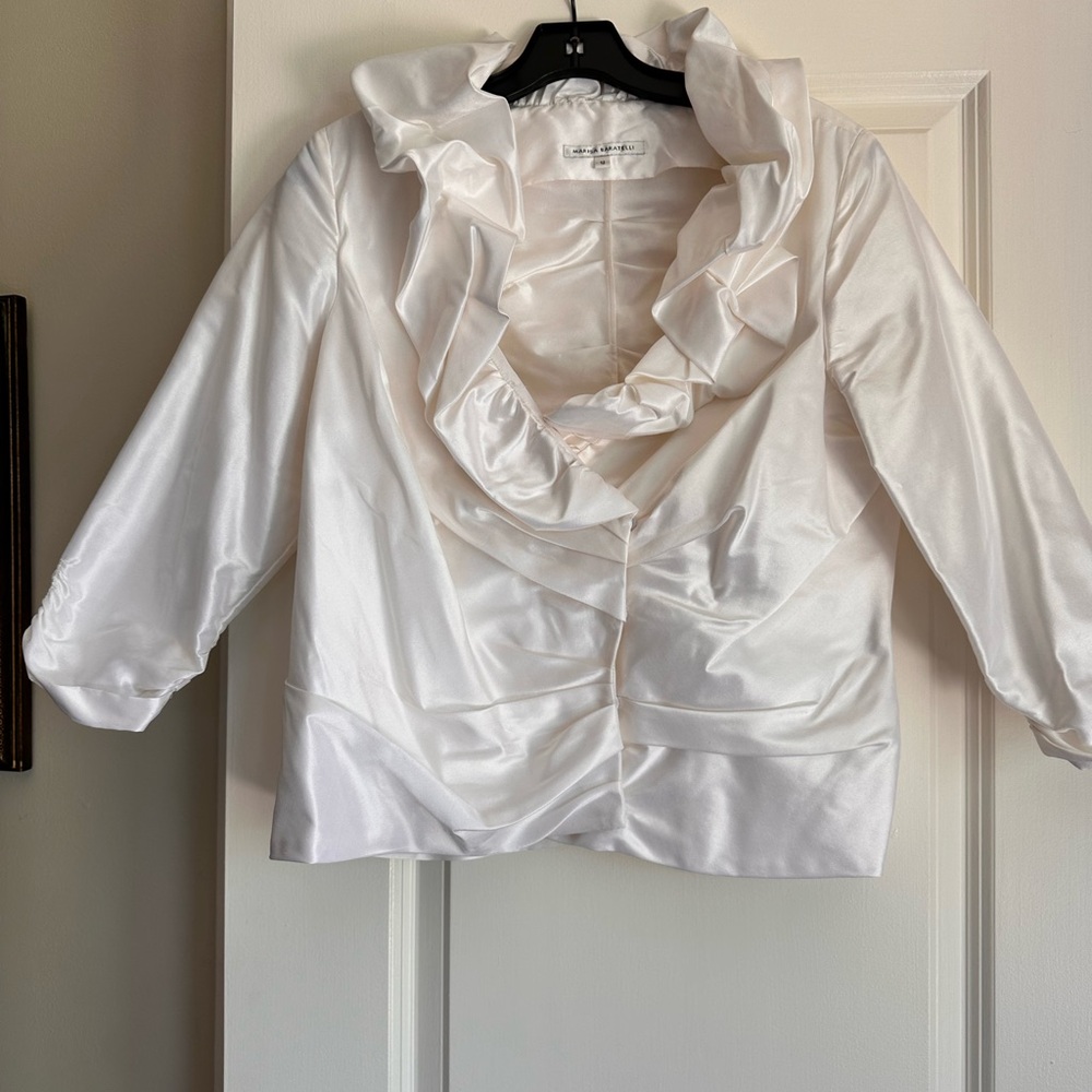 Marissa Baratelli white silk blouse